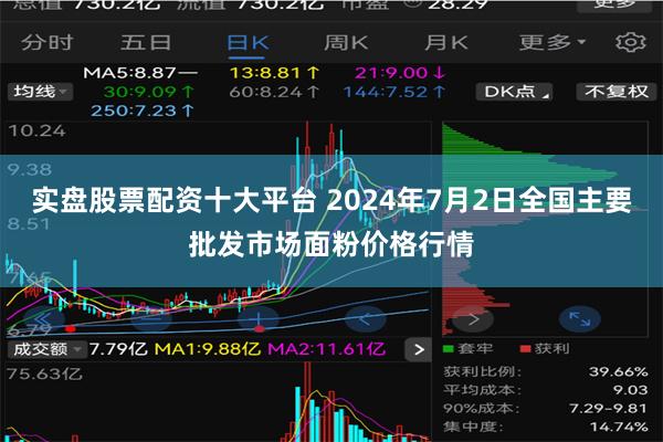 实盘股票配资十大平台 2024年7月2日全国主要批发市场面粉价格行情