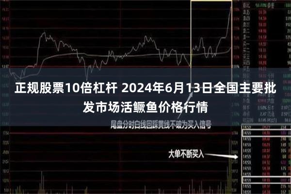 正规股票10倍杠杆 2024年6月13日全国主要批发市场活鳜鱼价格行情