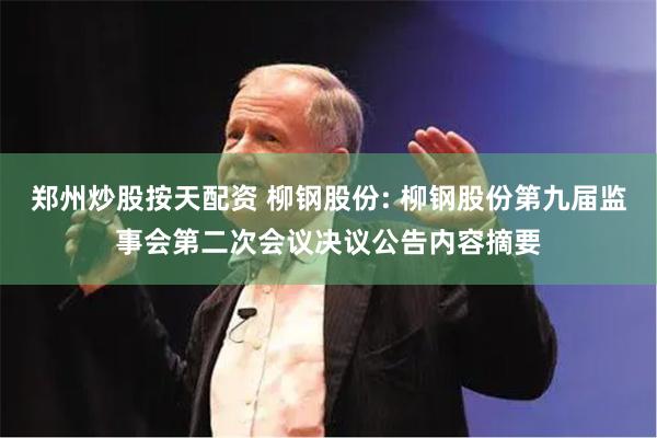 郑州炒股按天配资 柳钢股份: 柳钢股份第九届监事会第二次会议决议公告内容摘要