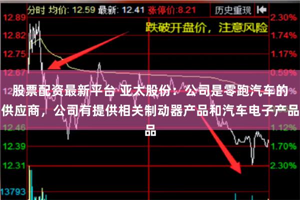 股票配资最新平台 亚太股份：公司是零跑汽车的供应商，公司